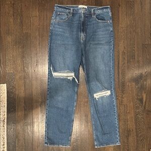 Abercrombie & Fitch The Ankle Straight Ultra High Rise